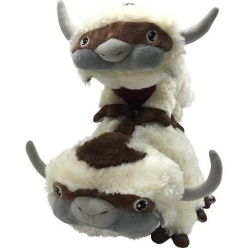 1pcs 45-50cm Anime Avatar The Last Airbender Appa Momo Plush Toy Cuddly Bat Fluffy Animal Stuffed Dolls Toys Kids Gift
