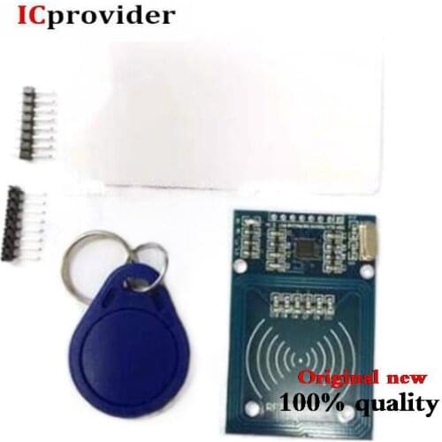 10pcs/lot MFRC-522 RC522 RFID RF IC Module S50 SPI Writer Reader Sensor Card Module Kits 3.3V DC 13.56Mhz
