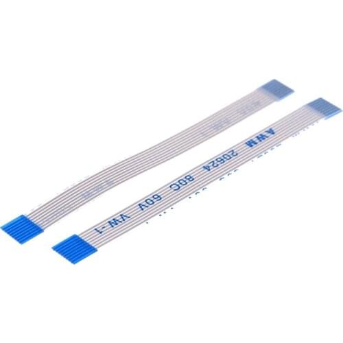 1000pcs 0.5 mm 8 pin 200mm length Flexible Flat Ribbon Cable FPC FFC Connect Cable reverse ends different direction