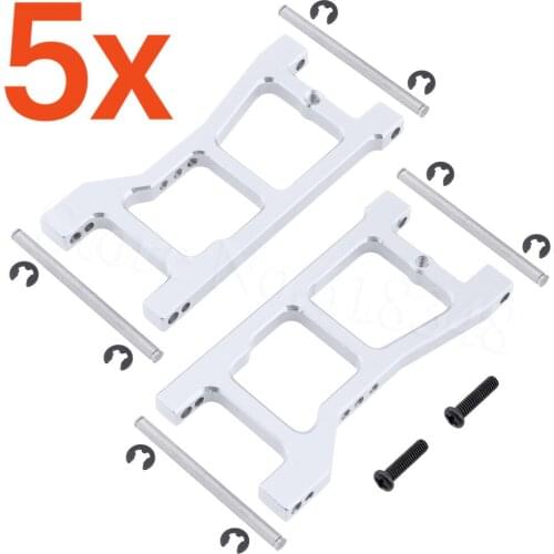 5pairs/lot Aluminum Rear Suspension Arms Left / Right for Huan Qi HQ 1/16 731 732 733 734 RC Off Road Buggy Monster Truck Rally