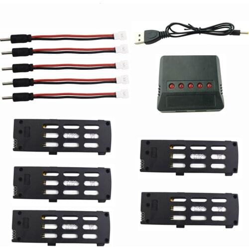 3.7V 800mAh battery with USB Charger & Conversion line for A15 A15H Folding Quadcopter Spare Parts