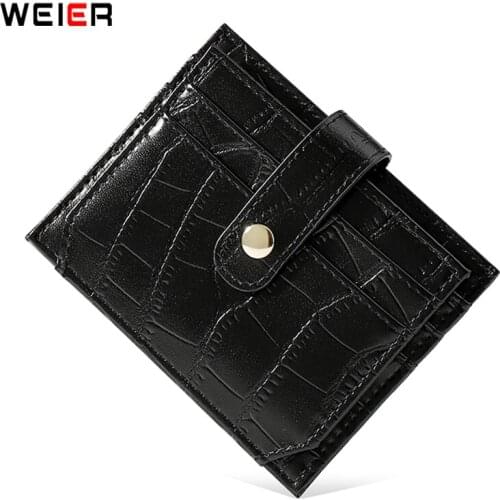 Brand Designer Credit Card Small Wallets Womens PU Leather Card Holder Mini Purses High Quality Fashion Wallet Ladies Purses