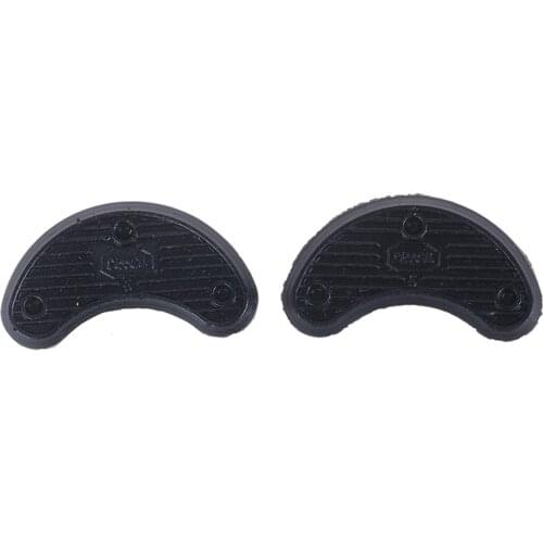Black Shoes Heel Sole Sticker Anti-Wear Heel Liner Non Slip Rubber Shoes Heels Guard Stickers Shoe/Foot Care 1Pair