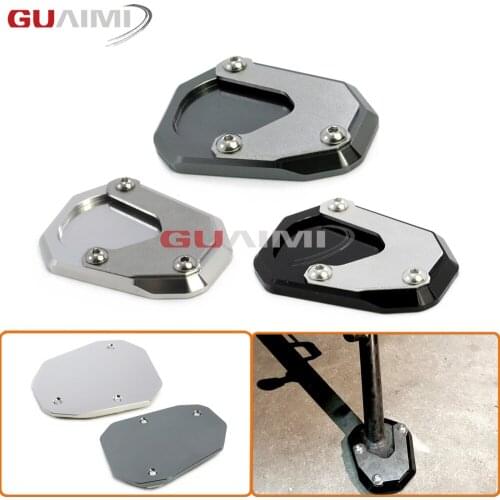For BMW R NINET 2014 2015 2016 CNC Aluminum Side Kickstand Stand Extension Support Plate