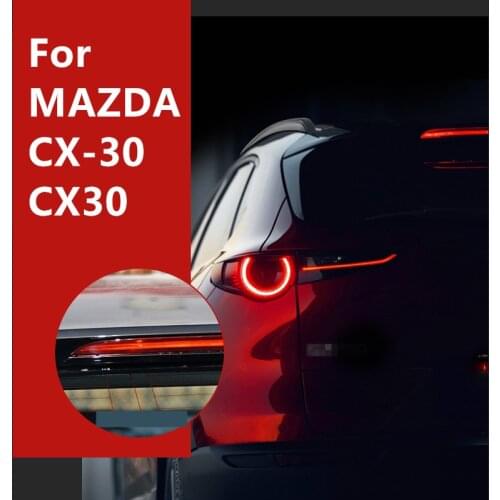 For MAZDA CX-30 CX30 Car styling High parking brake lights car modified brake light stickers High quality auto accessories