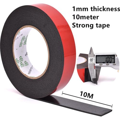 1MM thickness Super Strong Double Faced Adhesive Tape Foam Double Sided Tape Self Adhesive Pad For Mounting Fixing Pad Sticky