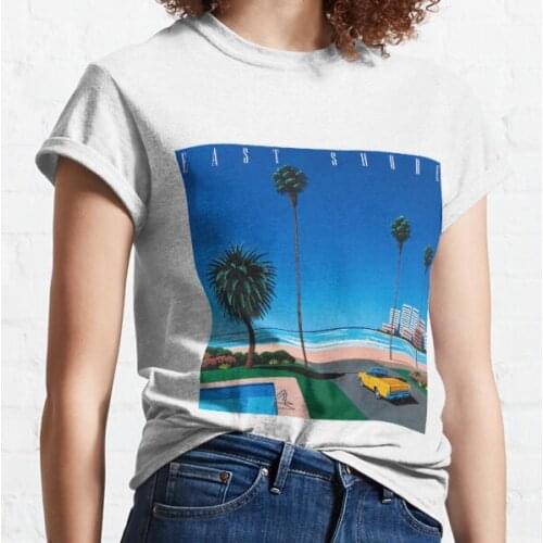 Hiroshi Nagai Art Print Poster East Shore Vaporwave Aesthetic Wallpaper T-Shirt Classic T-Shirt