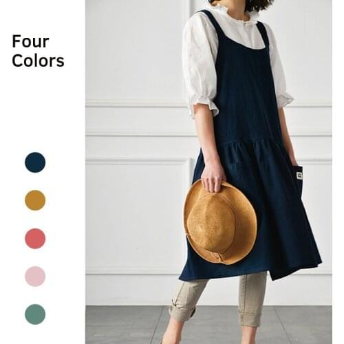 Kitchen Apron apron household fashion antifouling vest type adult work coverall aprons for woman black apron apron dress