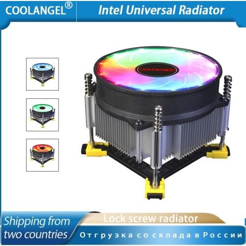 LED PC CPU Cooler Radiator Heatsink Copper Core / Aluminum 90mm Cooling Fan for LGA 1150 1151 1155 1156 1200 1356 1366 CPU FAN