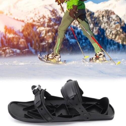 Mini Ski Skates For Snow The Short Skiboard Shoes High Quality Adjustable Bindings Portable Skiing Shoes Adjustable Winter Sport