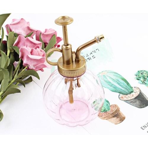 Plastic Sprayer Spray Bottle Hand Press Irrigation Retro DIY Gardening Tool Lawn 3 Color Portable Watering Pot Plants Home