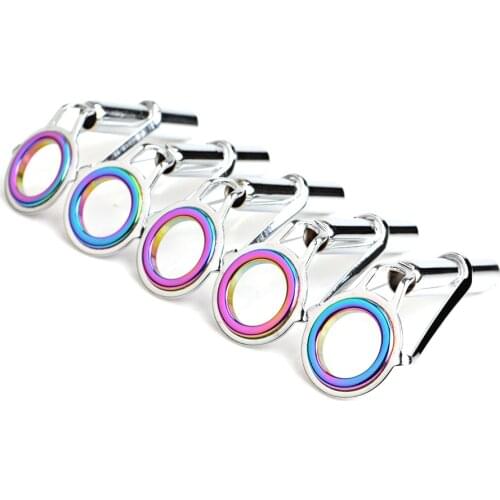 FISHKING 5 PCS/lot 2.5mm-5.5mm sliver Stainless Steel Fishing Rod Top Guide Tip Repair Kit DIY Eye Rings Fishing Tackle Shop