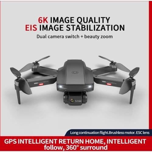 S1 Drone 2021 with Camera 6K GPS Professional HD Recording 4K 5G FPV Brushless Foldable Long Distance Quadcopter Drones PK L900