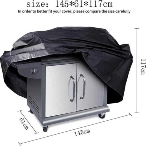 420D BBQ Cover Outdoor Dust Waterproof Weber Heavy Duty Grill Cover Rain Protective Outdoor Barbecue Cover Round Dropshipping