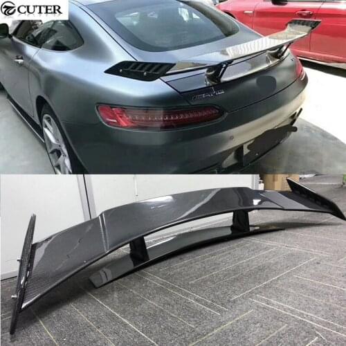 For AMG GT Carbon Fiber rear spoiler wings for Benz AMG GT car body kit 15-16