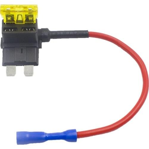 10Pcs 12V Car Standard Add A Circuit Fuse Tap Piggy Blade Holder Socket