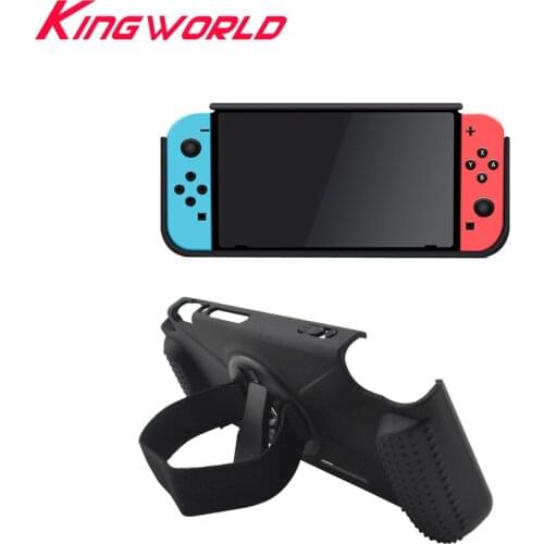 10PCS Protective handheld case TPU Protective Grips Cover Case Stores 4 Games for S-witch Controller Shock-Absorption