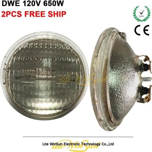 2PCS DWE PAR36 120V 650W Halogen Metal Halide Lamp Source Blinder Audience Light Lamp Source