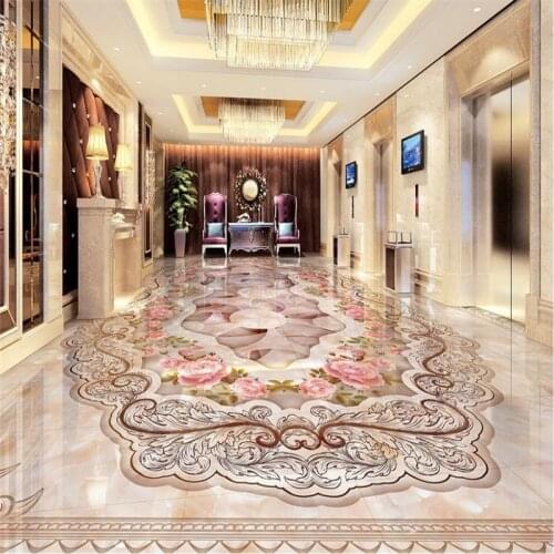 Beibehang 3D wallpaper floor for living room bamboo Custom Photo self-adhesive 3D floor 3D wallpaper floor for living room