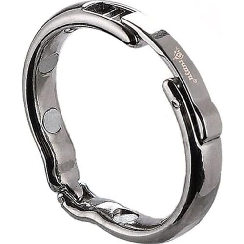 4 Size Penis Rings Adjustable For Male Magnetic Physiotherapy Metal V Type Circumcision Erection Cock Ring Sex Toys for Men