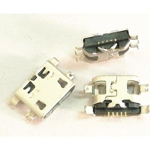500pcs for Alcatel OT995 mini micro usb charge charging connector jack female plug dock socket port replacement parts repair