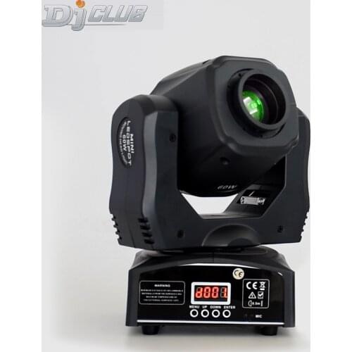 60W Mini Led DMX Lyre Gobo Projector DJ Spot Night Club Stage Lighting For Party Disco Moving Heads Light