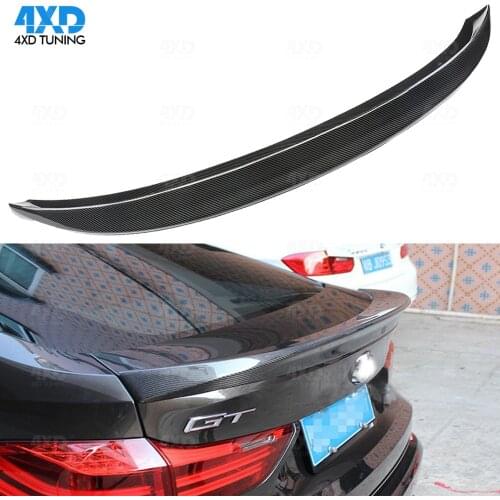 GT Bumper Spoiler Wing For BMW 5 Series F07 Gran Turismo Carbon Fiber Rear Trunk Spoiler 2014 2015 2016 2017 2018 2019