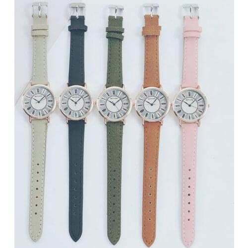 Low price luxury woman watches girl student casual trend waterproof child kids clock genuine Leather quartz women watch