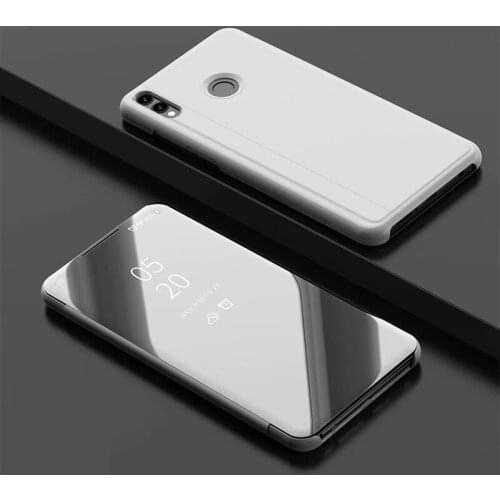 Case For Huawei Honor 8X cover Capa for huawei Honor 8X Max case Smart Flip Window view plating Mirror Stand Hard Case kimTHmall