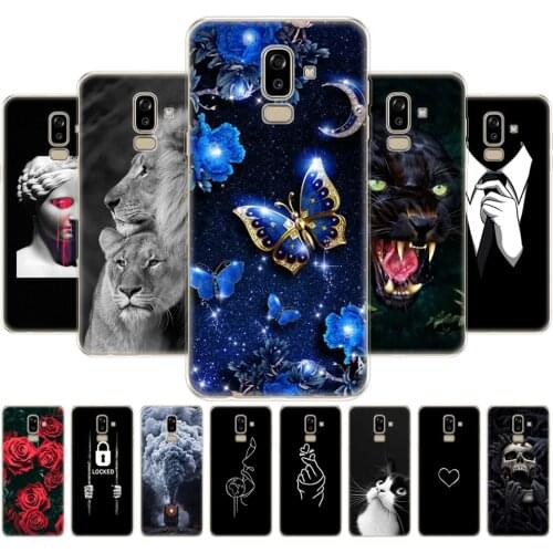 Case For Samsung Galaxy J8 2018 Case Back Cover Silicon For Galaxy J8 2018 J810 Funda For Samsung J8 2018 protective shell