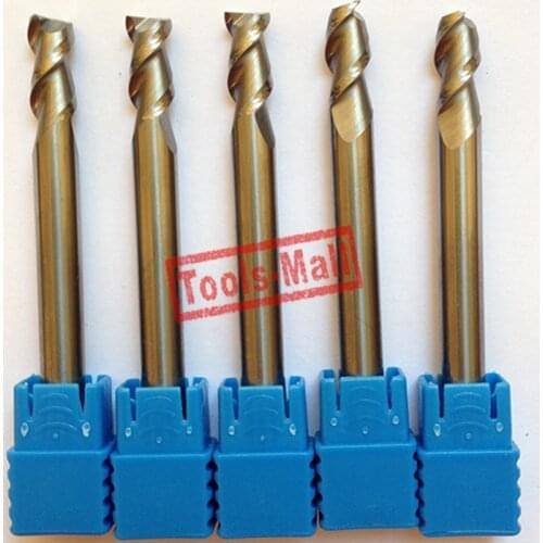 1pc 6mm D6*30*D6*100 HRC50 2 Flutes Milling cutters for Aluminum CNC Tools Solid Carbide CNC flat End mills Router bits