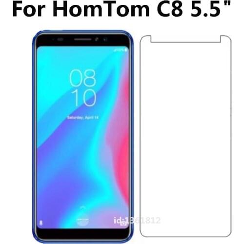 HomTom C8 5.5 inch Tempered Glass Steel Film Front Protective For HomTom C 8 Glass Screen Protector Mobile Phone Film