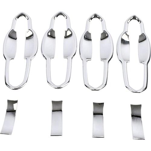 Chromium Styling For Cadillac XT6 2019 2020 Chrome Exterior Side Door Handle Bowl Cover Moulding Trim Carbon Fiber Printed