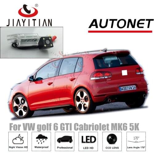JiaYiTian rear view camera For VW golf 6 GOFL GTI Cabriolet MK6 5K CCD Night Vision Reverse Backup camera license plate camera