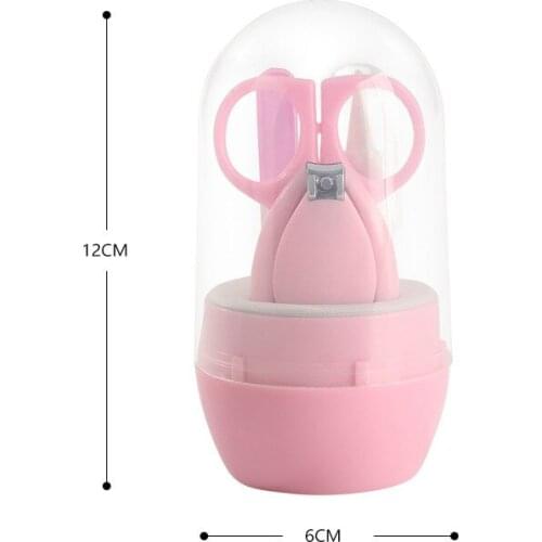4 Pcs Baby Healthcare Kits Products Newborn Kit Items Nail Trimmer Cutter Baby Nail Clipper Set Childrens Cutter Tools