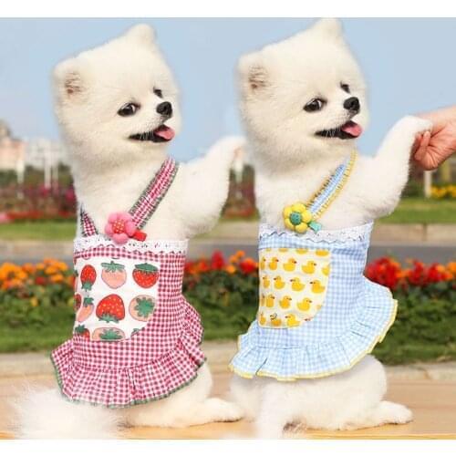 Pet Summer Dress Skirt Dog Costumes Pet Dog Clothes Dog Clothes for Small Medium Dogs