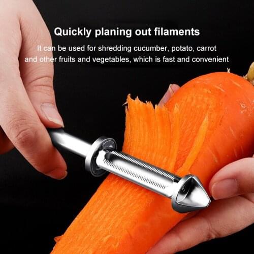 Stainless Steel Multi-function Vegetable Peeler Julienne Cutter Potato Peeler Carrot Grater Sharp Vegetable Peeler Kitchen Tools