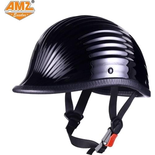 AMZ Motorcycle Helmet Japanese Super Magnum Small Jet Helmets Jocket Half Cruise Capacete Motosiklet