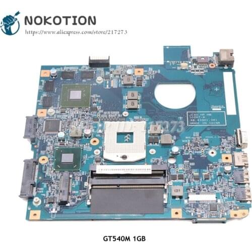 NOKOTION For Acer aspire 4750 4750G Laptop Motherboard MBRC901002 48.4IQ01.041 MAIN BOARD HM65 DDR3 GT540M 1GB