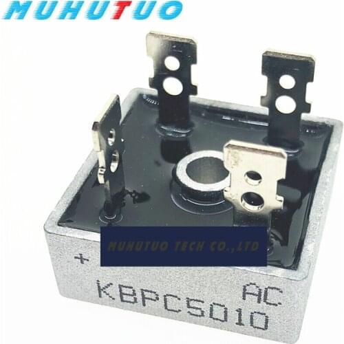 5PCS KBPC1510 KBPC2510 KBPC3510 KBPC5010 single-phase rectifier bridge