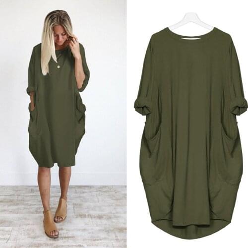 Long Sleeve Casual Loose Dress Maternity Clothes for Pregnant Women Vestidos Gravidas Lady Dress Pregnancy Dresses