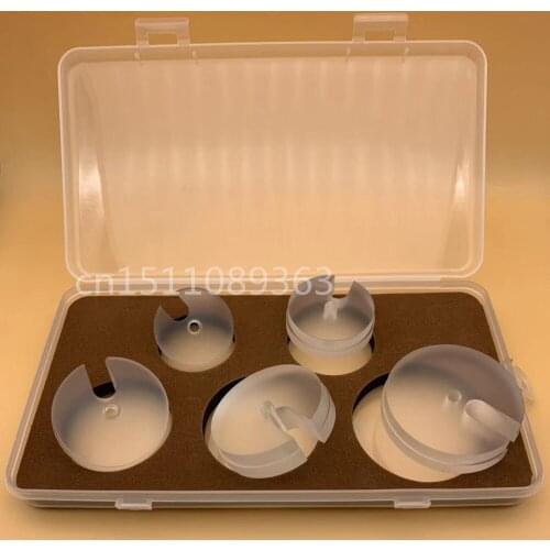 5pcs/box Assort Size Watch Glass Press Dies Set Big Size 55mm Max Diameter Watch Crystal Press Dies For Watchmakers ремонт часов