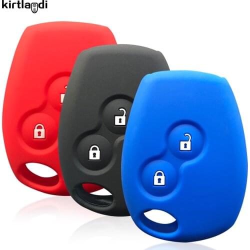 Silicone Car Case Key Cover for Dacia Duster Phase 2 Logan 3 1 for Renault Funguje So AKO for Nissan Almera for Lada Largus Fob