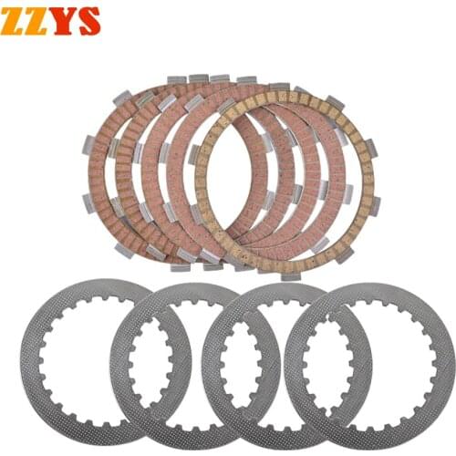 Steel and Friction Clutch Plate Kit For Honda XL250 XL250R XR250R XR250 XL XR 250 VT125 VT125C Shadow XLV125 Varadero VT XLV 125