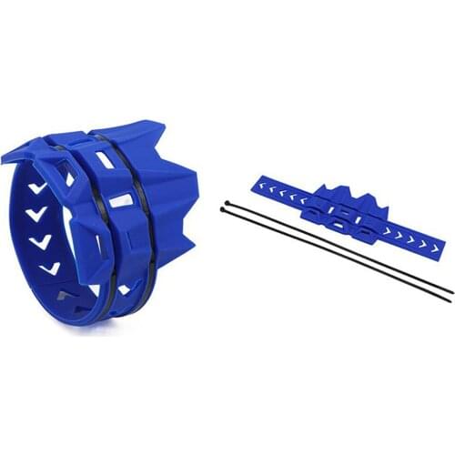 Universal Motorcycle Exhaust Muffler Silencer Protector Guard Rubber Ring