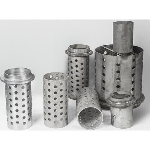 High Quality 304 Stainless Steel Casting Flask Perforation Flask with Rubber Base for Jewelry Casting