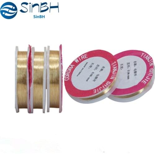 1PCS X 0.06mm Golden Corona Wire Charge Tungsten Wire for Canon for Ricoh for Konica Minolta for Toshiba Copier & Printers