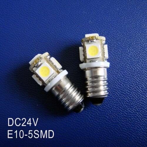 High quality DC24V 1W E10 led dashboard warning indicator,led instrument light,E10 24VDC LED Lamp Bulb free shipping 50pcs/lot