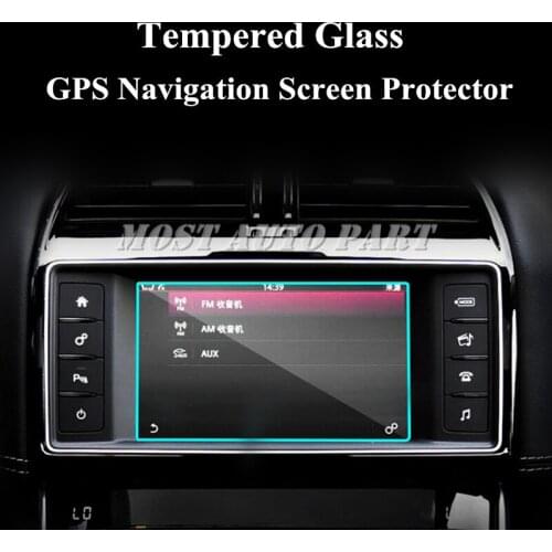 8.0" Tempered Glass GPS Navigation Screen Protector For Jaguar XE X760 2015-2018 Car accesories interior Car decoration