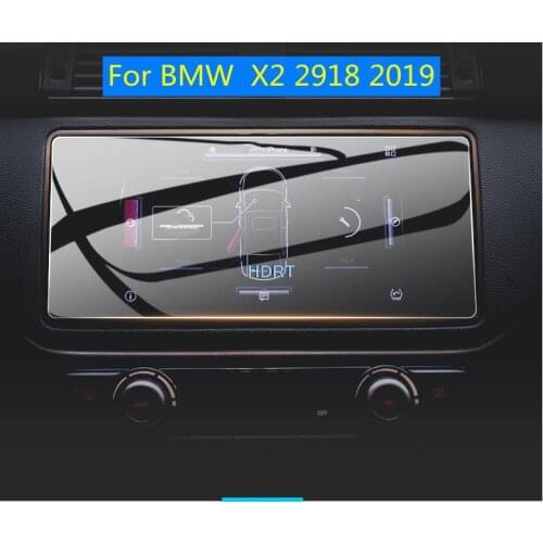 For BMW X2 2918 2019 tempered glass screen protector car gps navigation touch screen film speed Instrument display cover